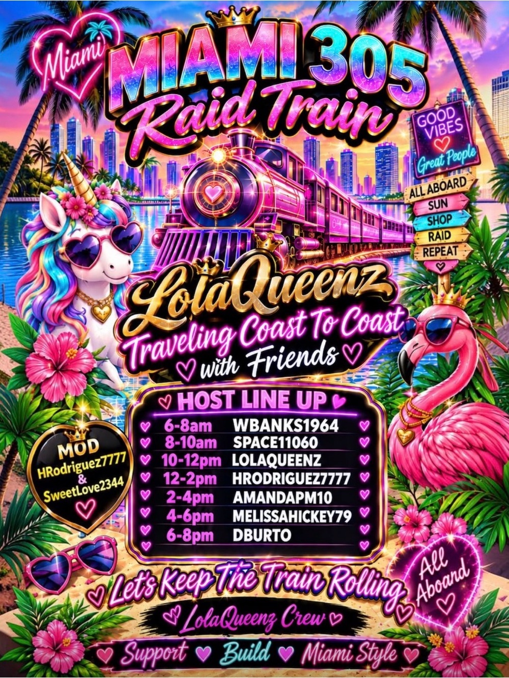 Miami 305 Raid Train - Picture 1 of 1